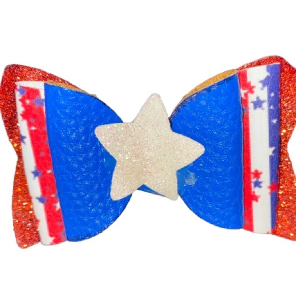 ⭐️5/$10⭐️ Independence Day Inspired Hair Bow